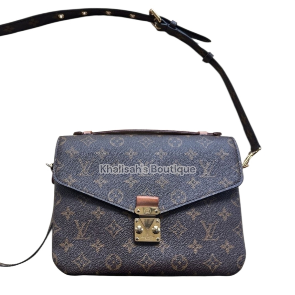 Authenticated LV LOUIS VUITTON Monogram Pochette Metis in GREAT CONDITION - Picture 7 of 16